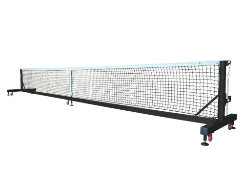 Trụ pickleball di động ống thép mạ kẽm, tăng đơ ngoài
