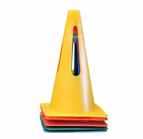 BỘ 10 CONE NHỰA TẬP CHIẾN THUẬT MÔN BÓNG ĐÁ, CHIỀU CAO 31CM